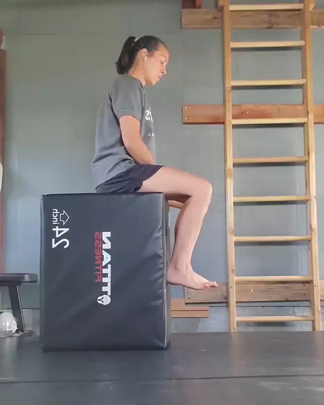 Falling from a box