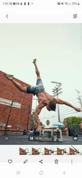 Pressure and movement  hand stand